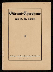 Libretto Otto und Theophano