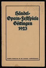 Hanns Niedecken-Gebhards Programmheft