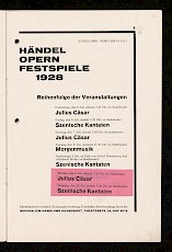 Aus dem Programmheft 1928