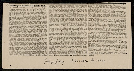 Rezension aus der Göttinger Zeitung